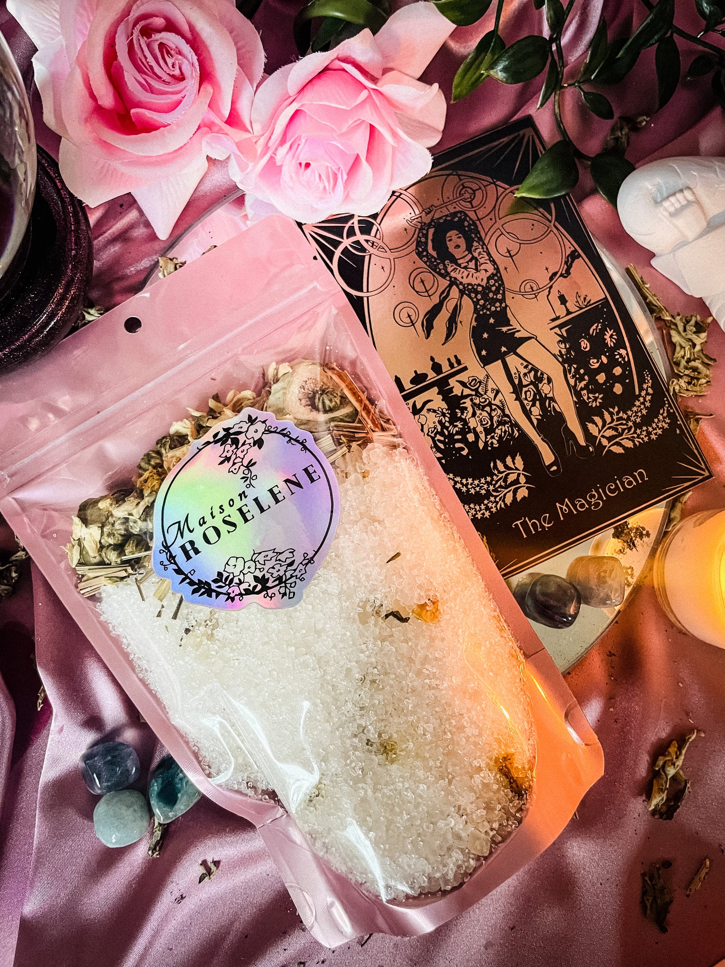 Spiritual Bath Salt for Clarity and Manifestation: The Magician