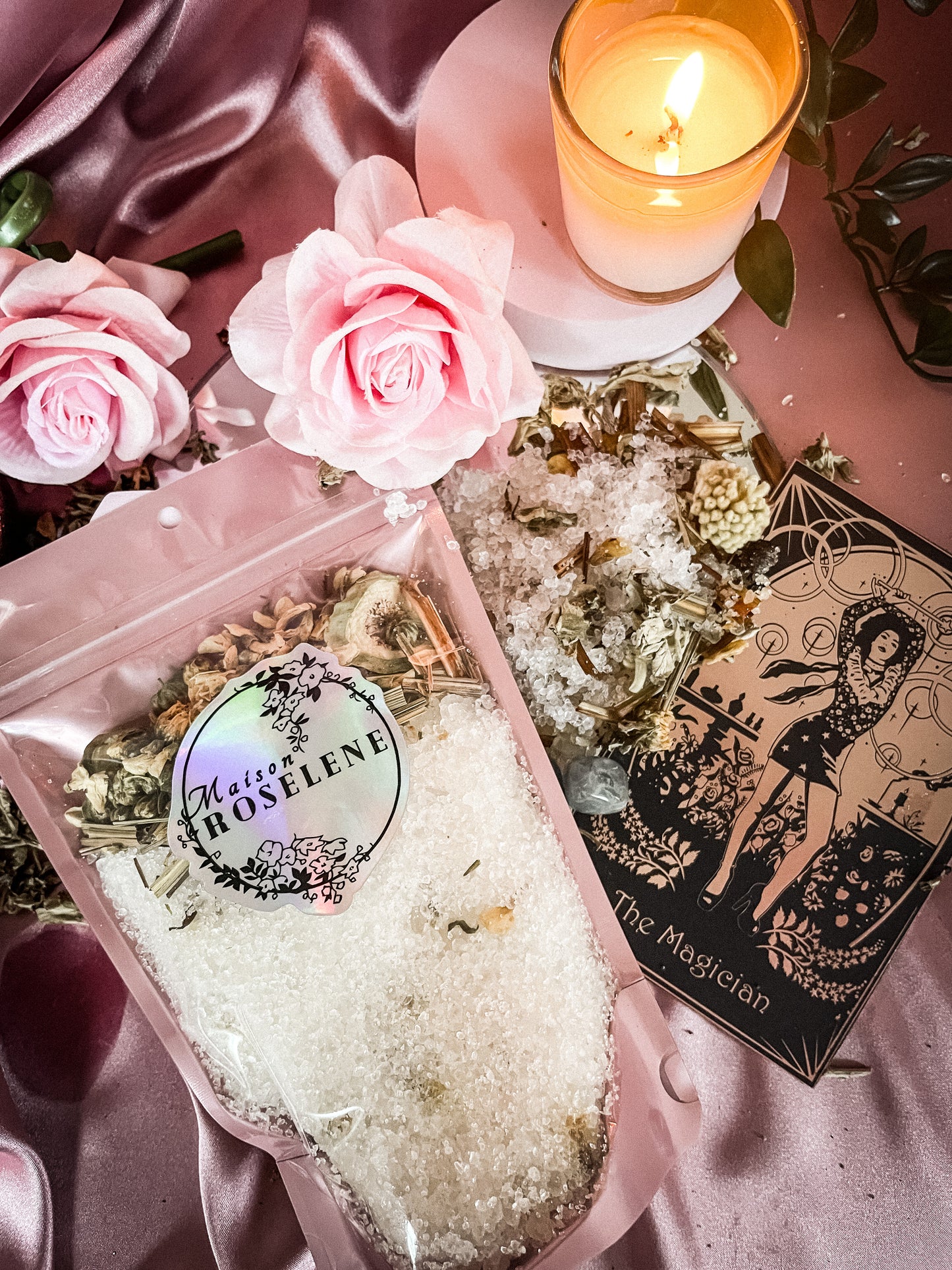 Spiritual Bath Salt for Clarity and Manifestation: The Magician