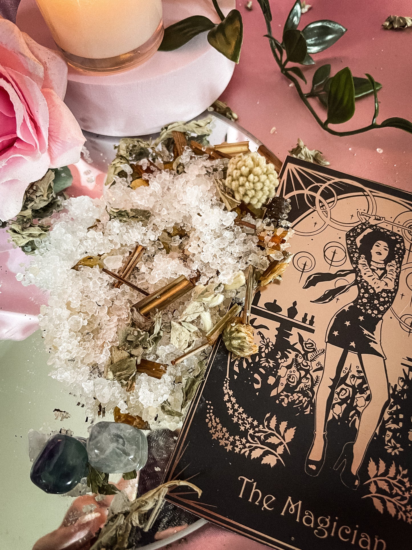 Spiritual Bath Salt for Clarity and Manifestation: The Magician