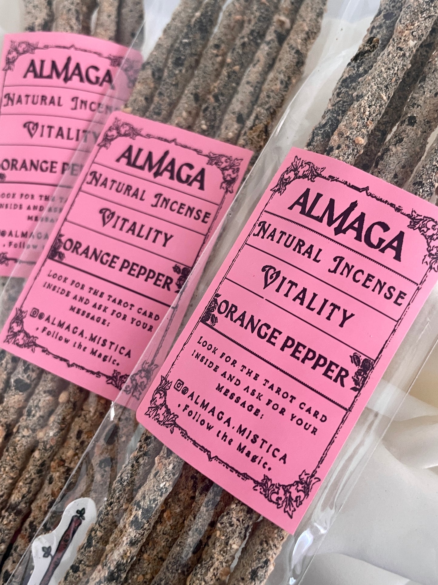 Incienso Premium con Flores Naturales Puras