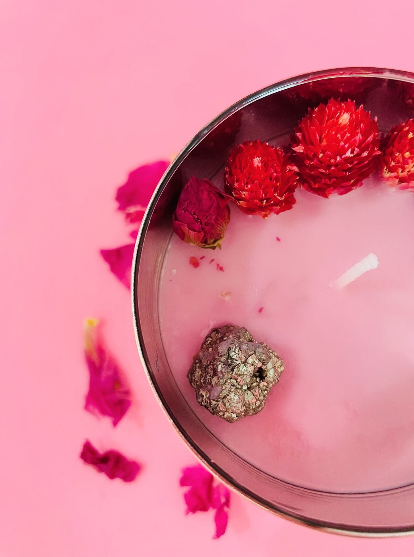 Vela de cristal para la abundancia y la prosperidad: La Emperatriz