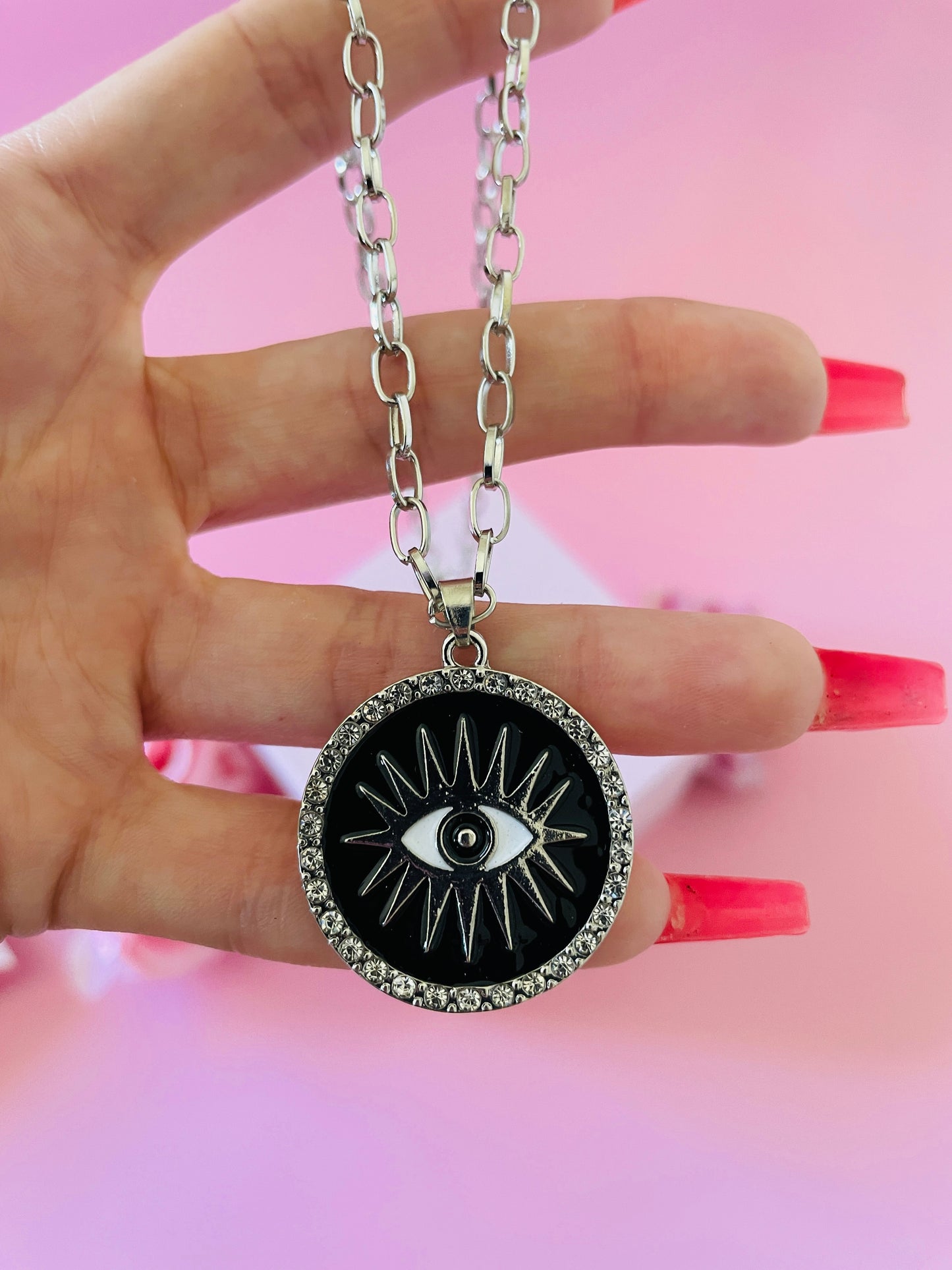 Black Evil Eye Jewelry Set