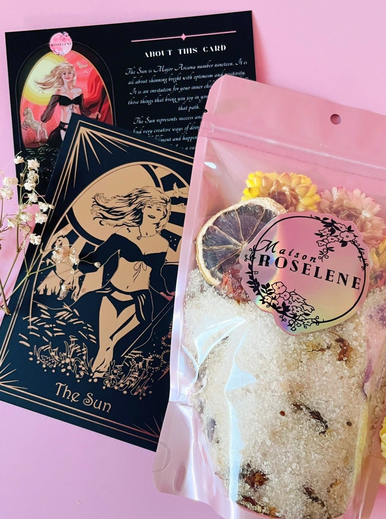 Spiritual Bath Salt for Happiness and Luck - The Sun