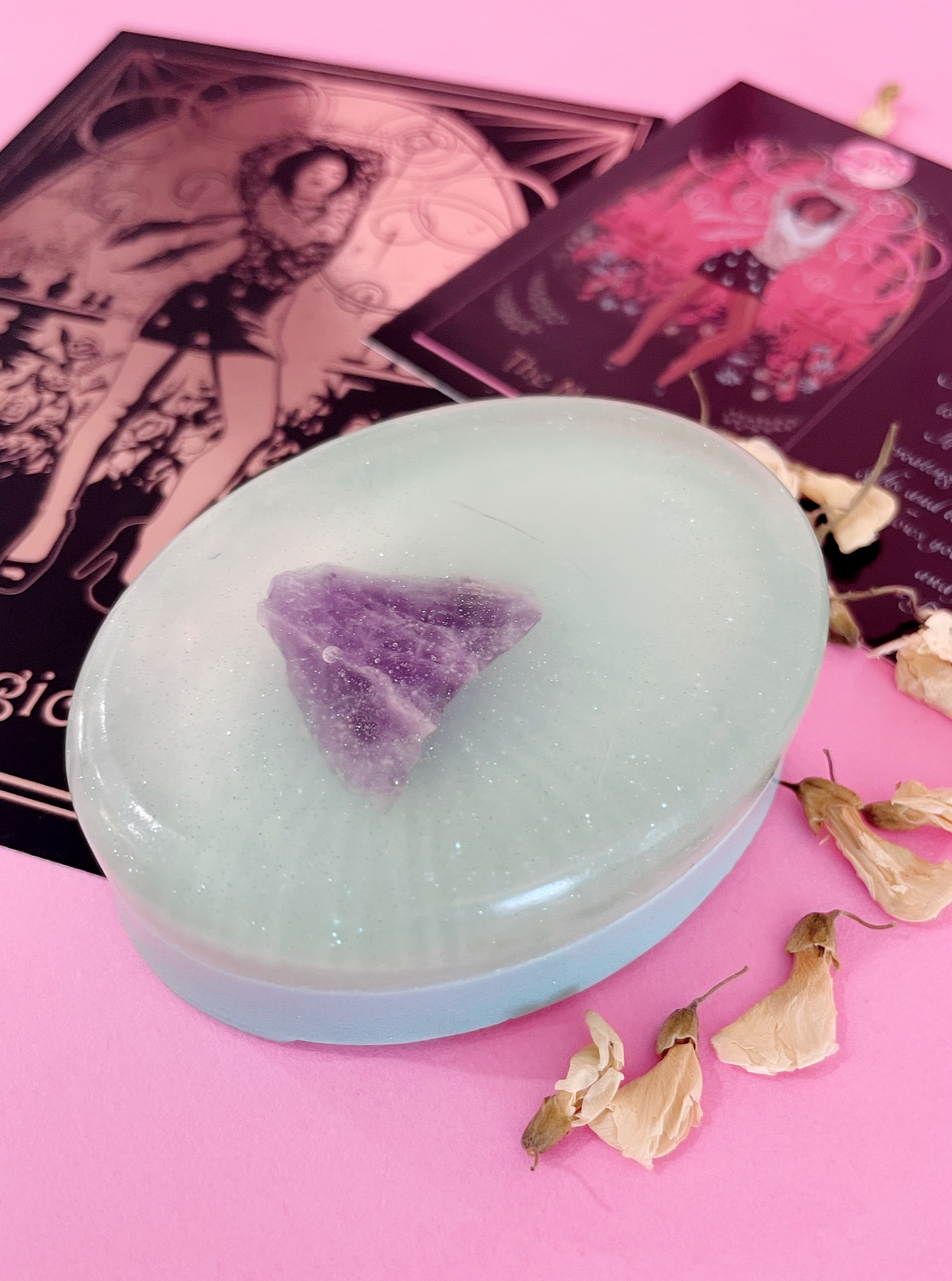 Spiritual Soap Crystal Infused for Clarity and Manifestation - The Magician