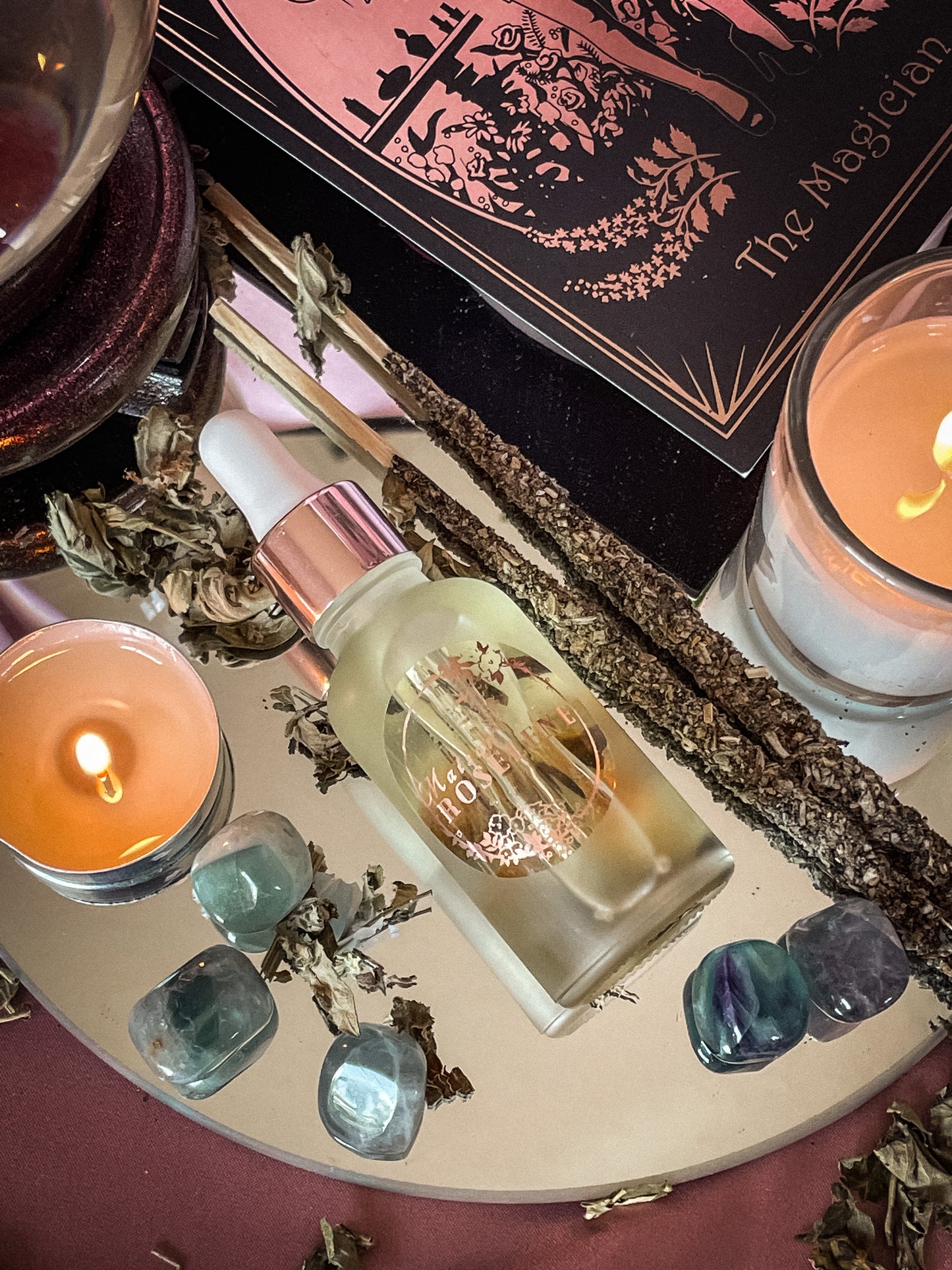 Magick Oil Perfume Dropper for Clarity & Manifestation: The Magician
