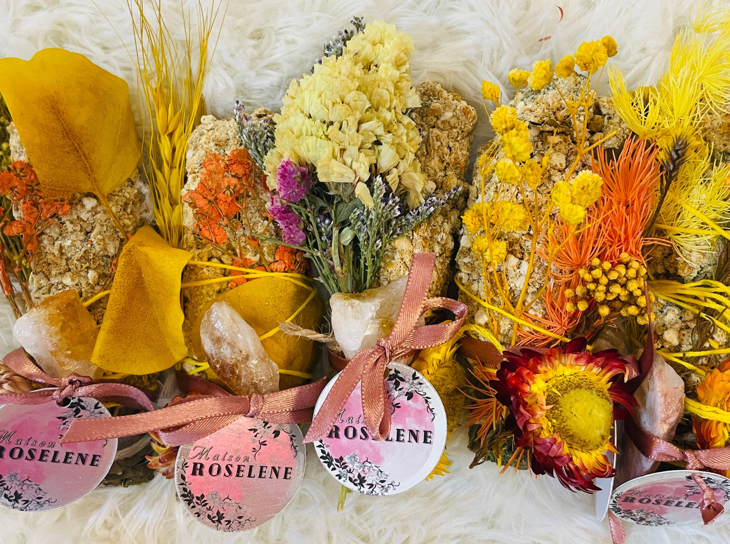 Shining Vibes Spread: Sage & Orange Smudge Bundle