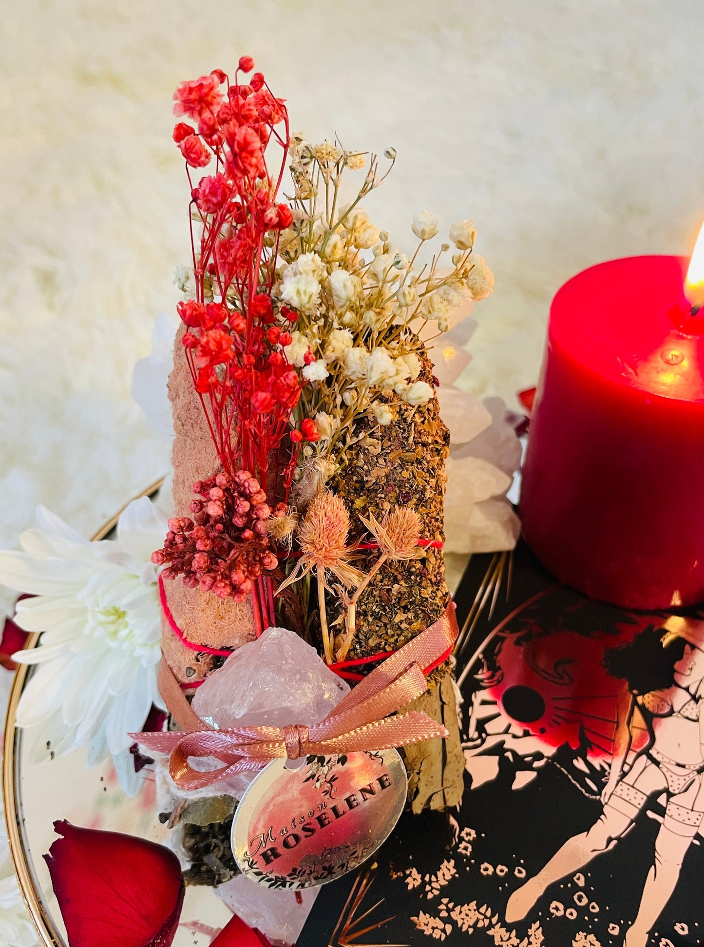 Love Spell: Sandalwood & Roses Smudge Bundle