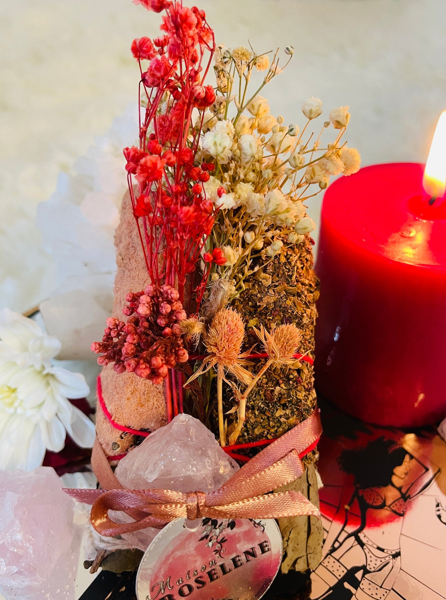 Love Spell: Sandalwood & Roses Smudge Bundle
