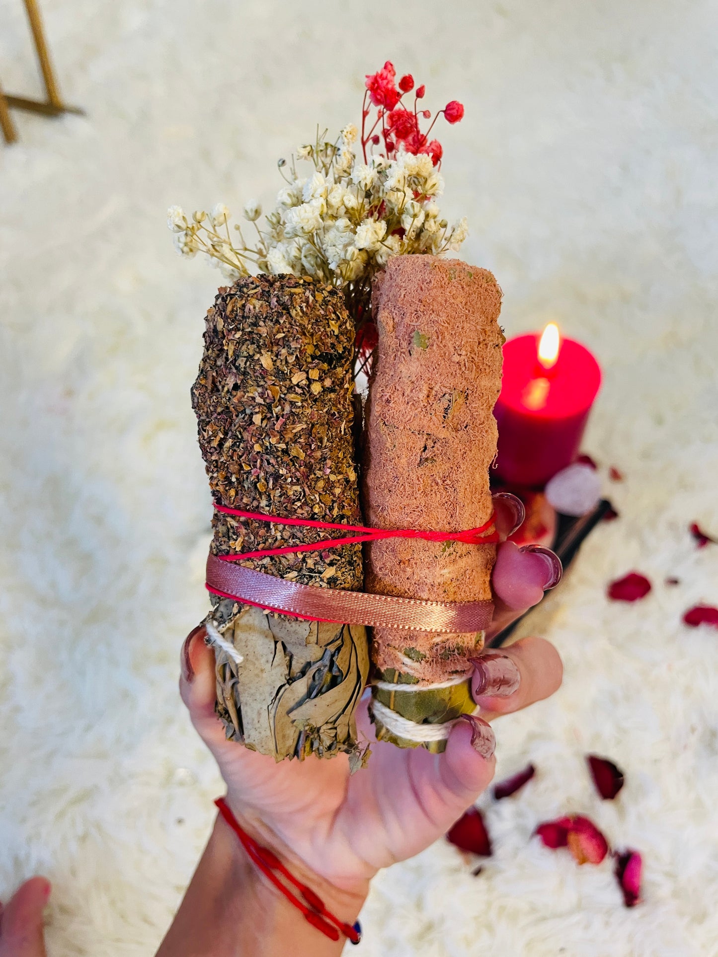 Love Spell: Sandalwood & Roses Smudge Bundle