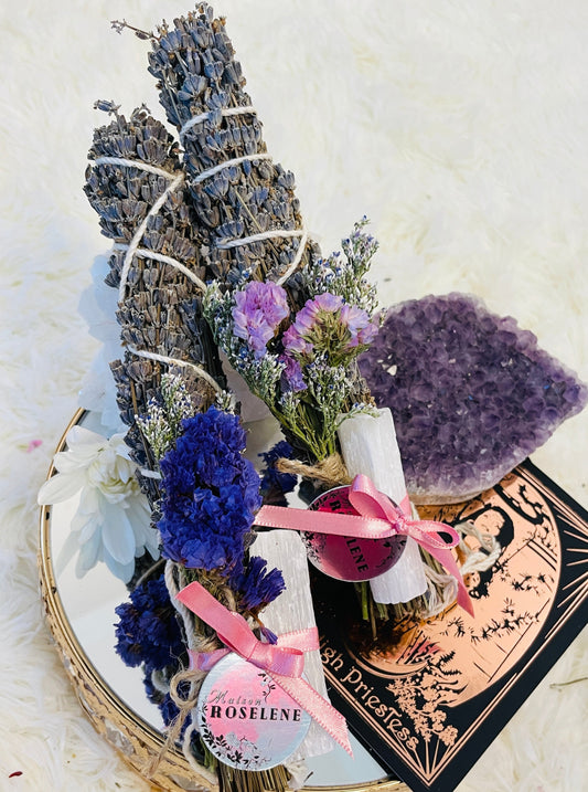 Lavender Soothing Wisdom: Smudge Bundle