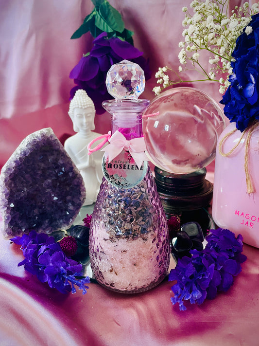 Bath Salt Jar for Awareness and Calm: The High Priestess