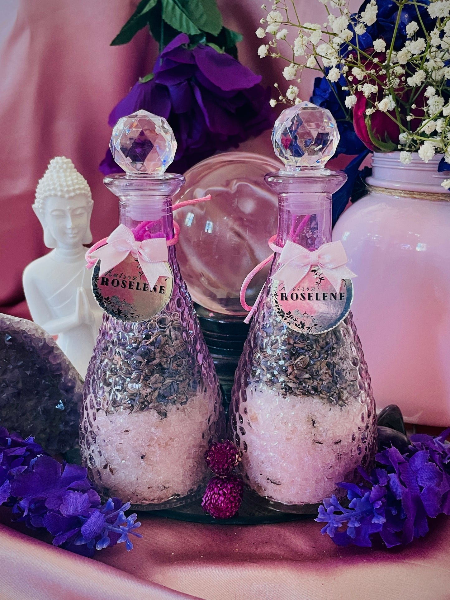 Bath Salt Jar for Awareness and Calm: The High Priestess