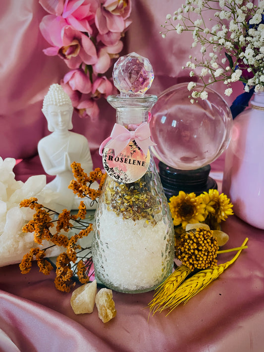 Bath Salt Jar for Happiness and Luck: The Sun