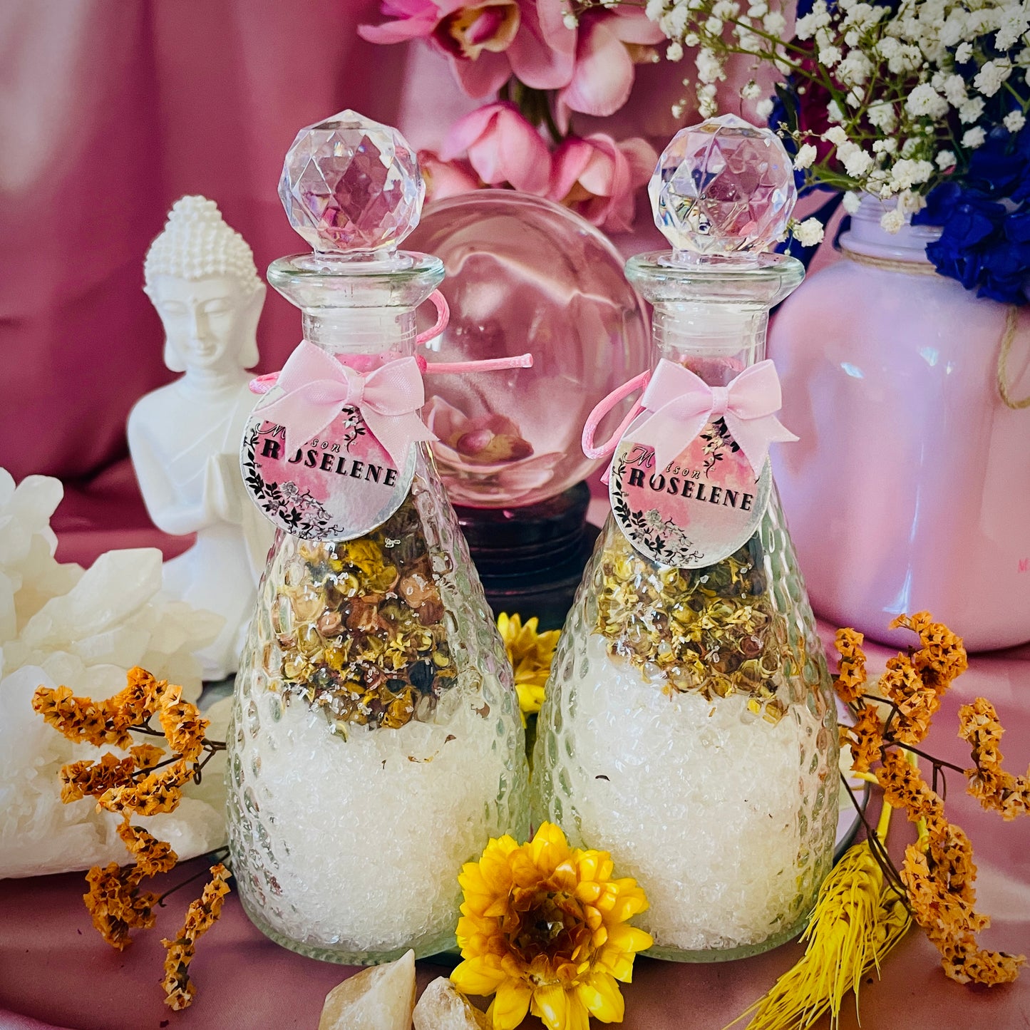 Bath Salt Jar for Happiness and Luck: The Sun