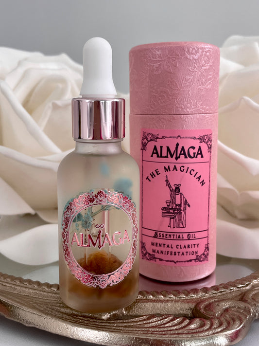 Gotero de perfume Magick Oil para claridad y manifestación: El Mago