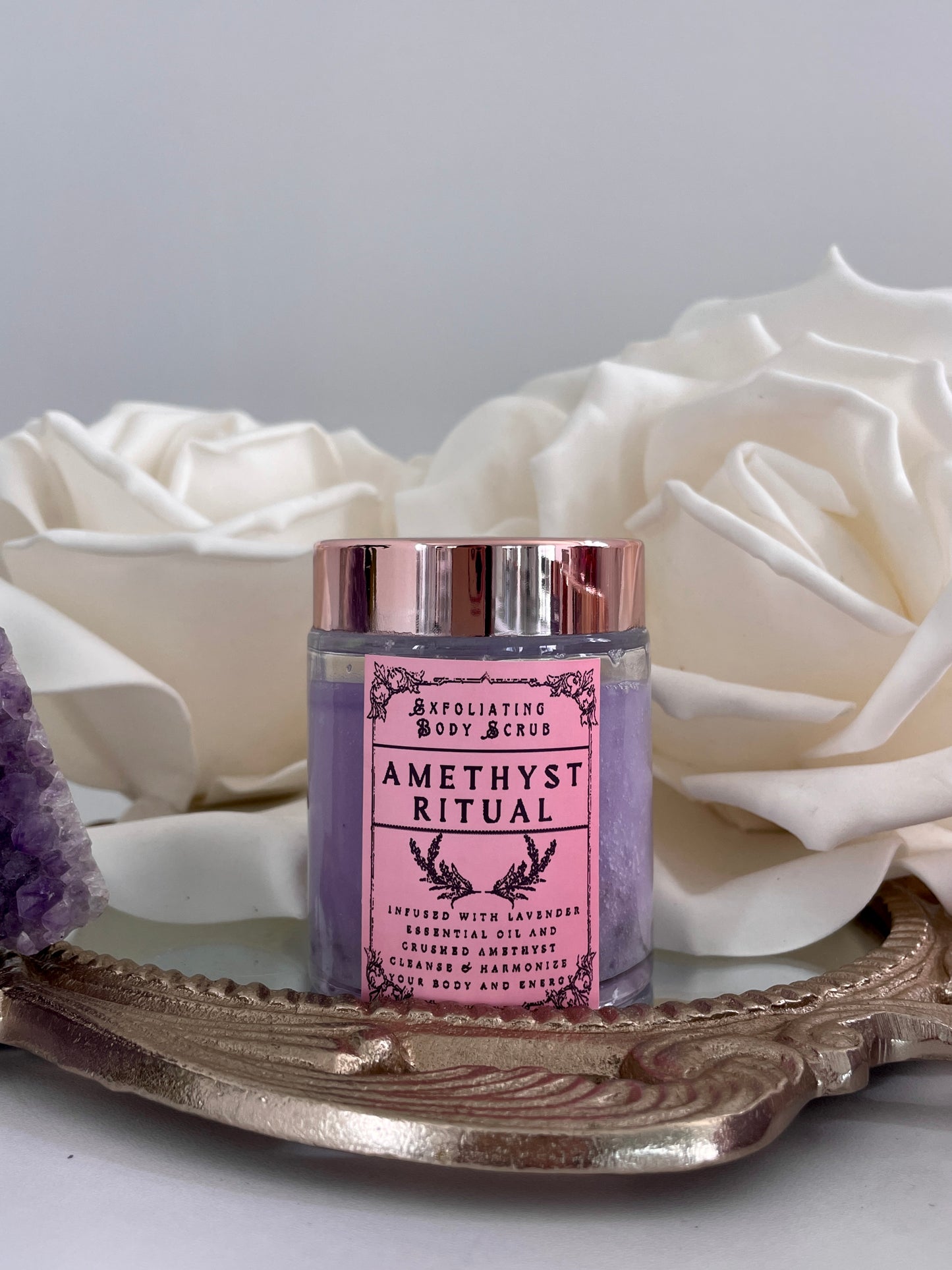 Amethyst Ritual Exfoliating Body Scrub | Cleanse & Harmonize