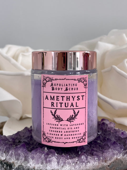 Amethyst Ritual Exfoliating Body Scrub | Cleanse & Harmonize