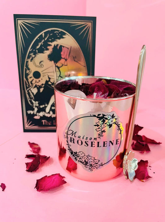 Love and Passion Crystal Candle - The Lovers