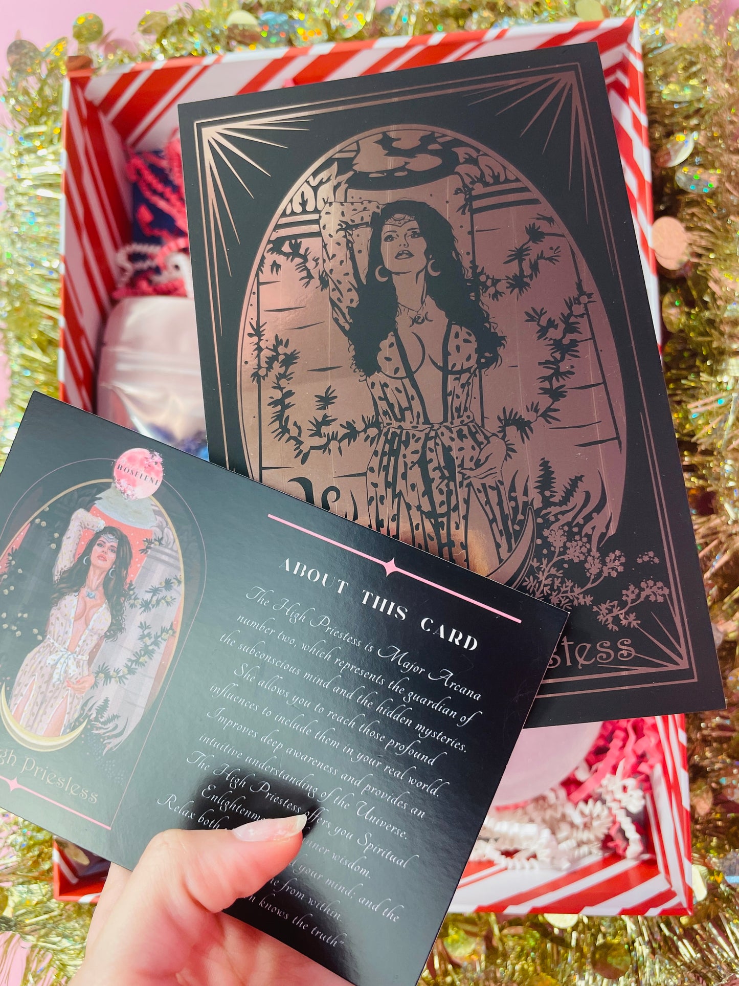 Spiritual Enlightenment Ritual Bath Kit: The High Priestess Christmas Gift Box