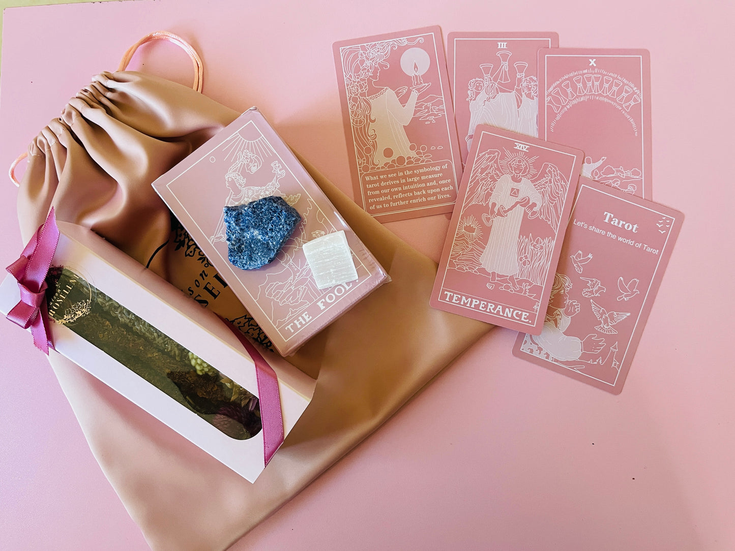 Pink Tarot Deck Set