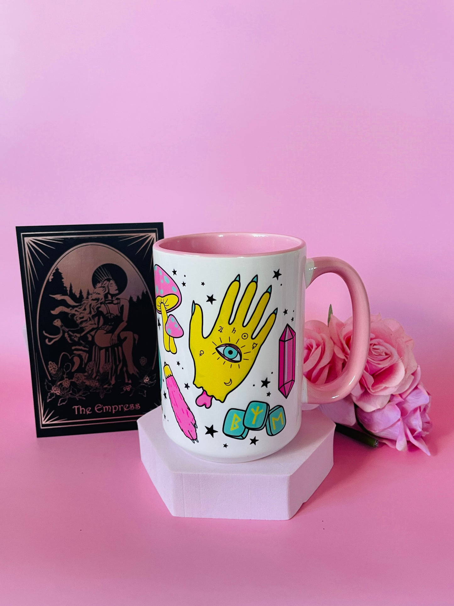 Esoteric Witchy Pink Coffee Mug