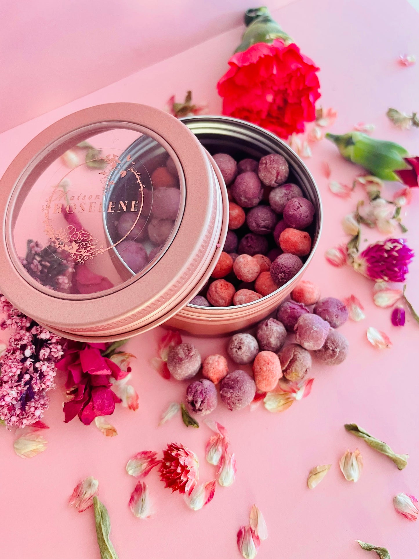 Pink Oil Burner Diffuser Kit with Aromatic Beads