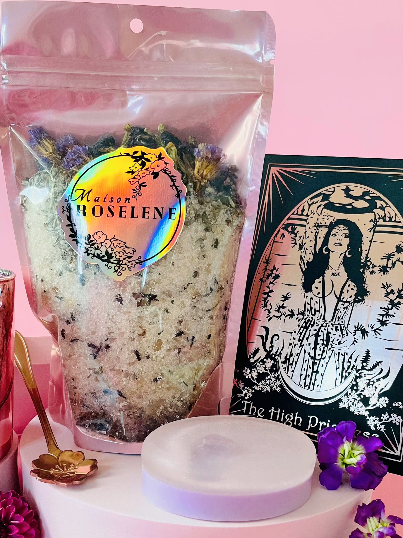 Kit de baño ritual para la consciencia y la iluminación espiritual - La Suma Sacerdotisa