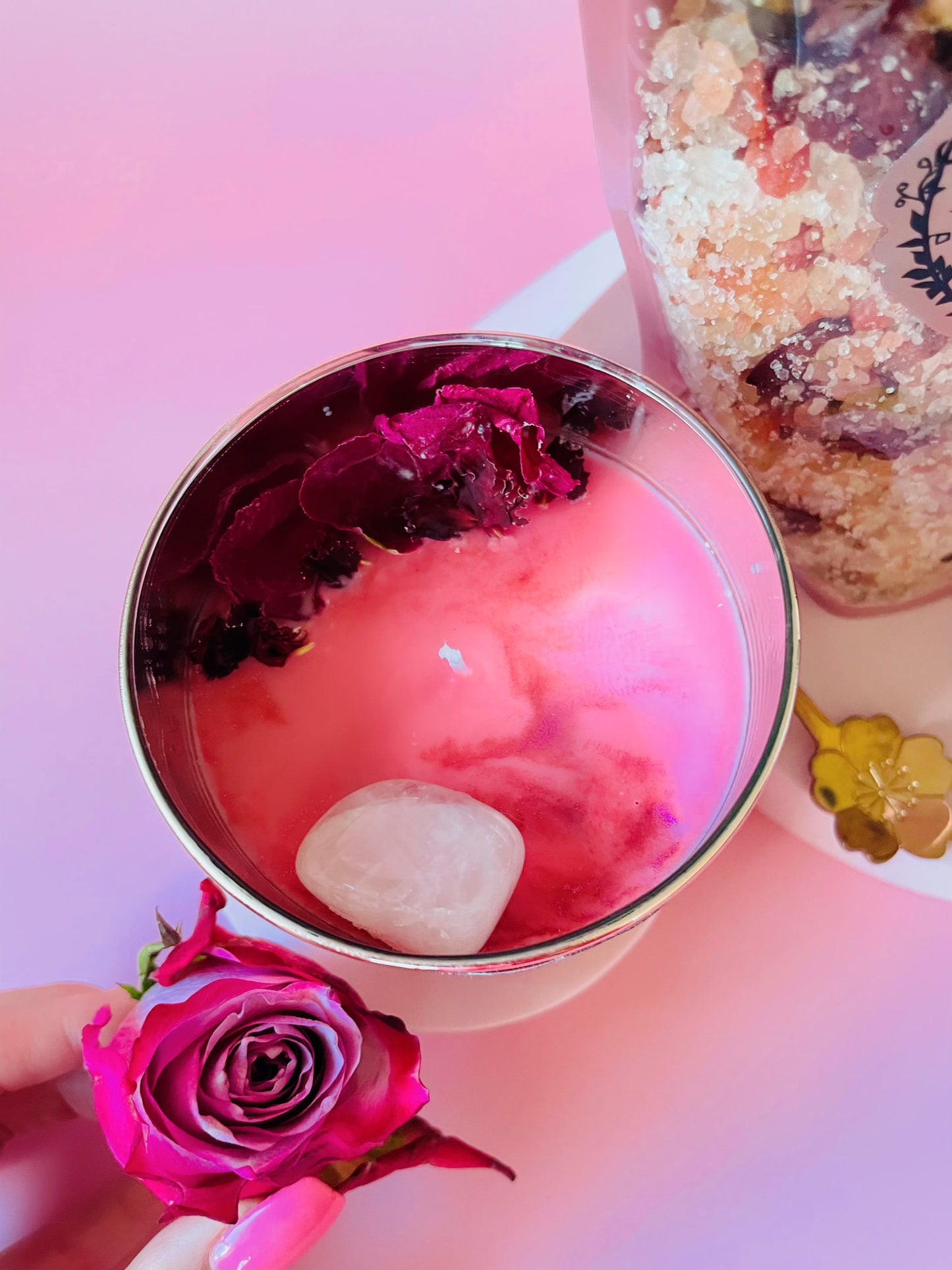 Ritual Bath Soak Kit to Attract Love and Passion - The Lovers