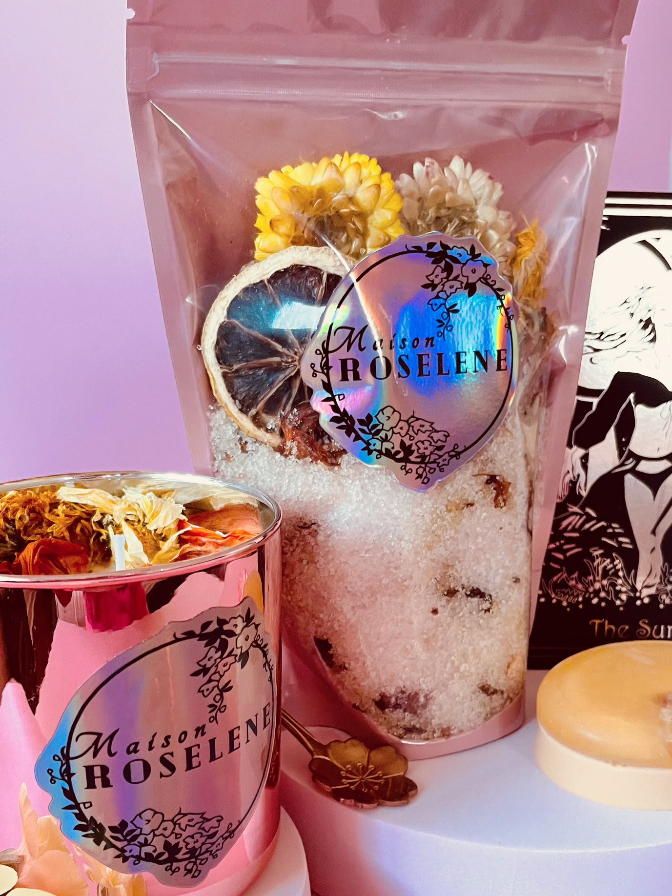 Ritual Bath Soak Kit for Happiness and Luck - The Sun
