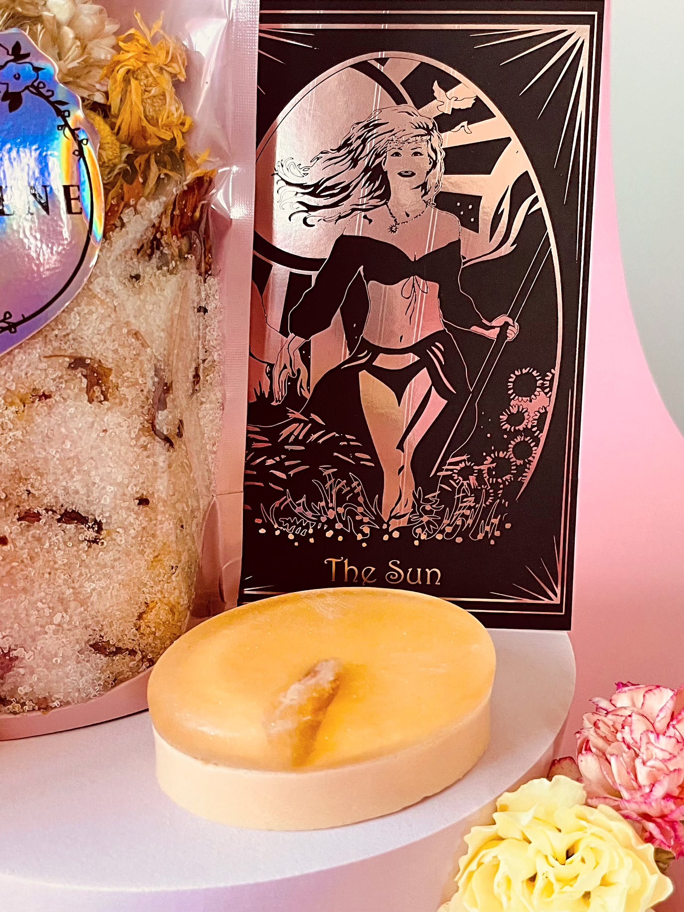 Ritual Bath Soak Kit for Happiness and Luck - The Sun