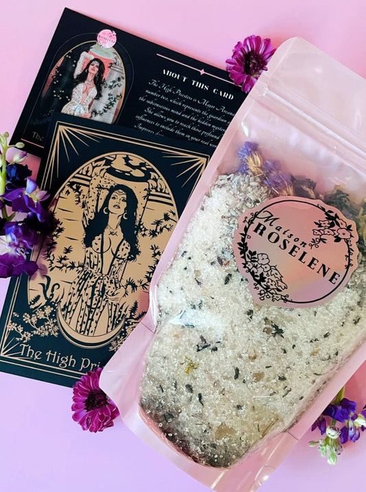 Spiritual Bath Salt for Awareness and Spiritual Enlightenment - The High Priestess