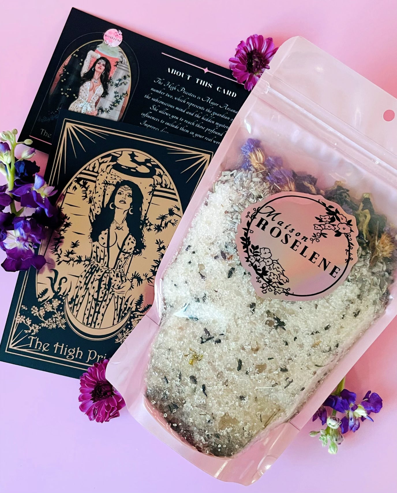 Kit de baño ritual para la consciencia y la iluminación espiritual - La Suma Sacerdotisa