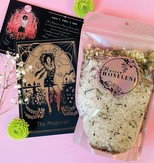 Spiritual Bath Salt for Clarity and Manifestation: The Magician