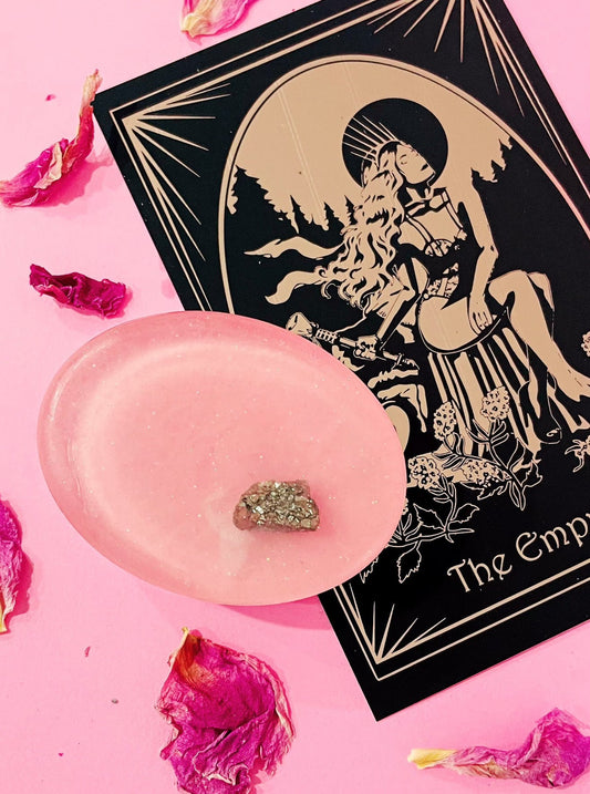 Spiritual Soap Crystal Infused for Abundance and Creativity - The Empress