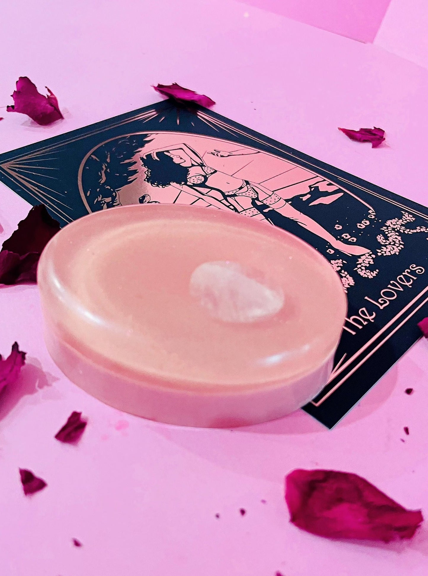 Spiritual Soap Crystal Infused for Love and Passion - The Lovers