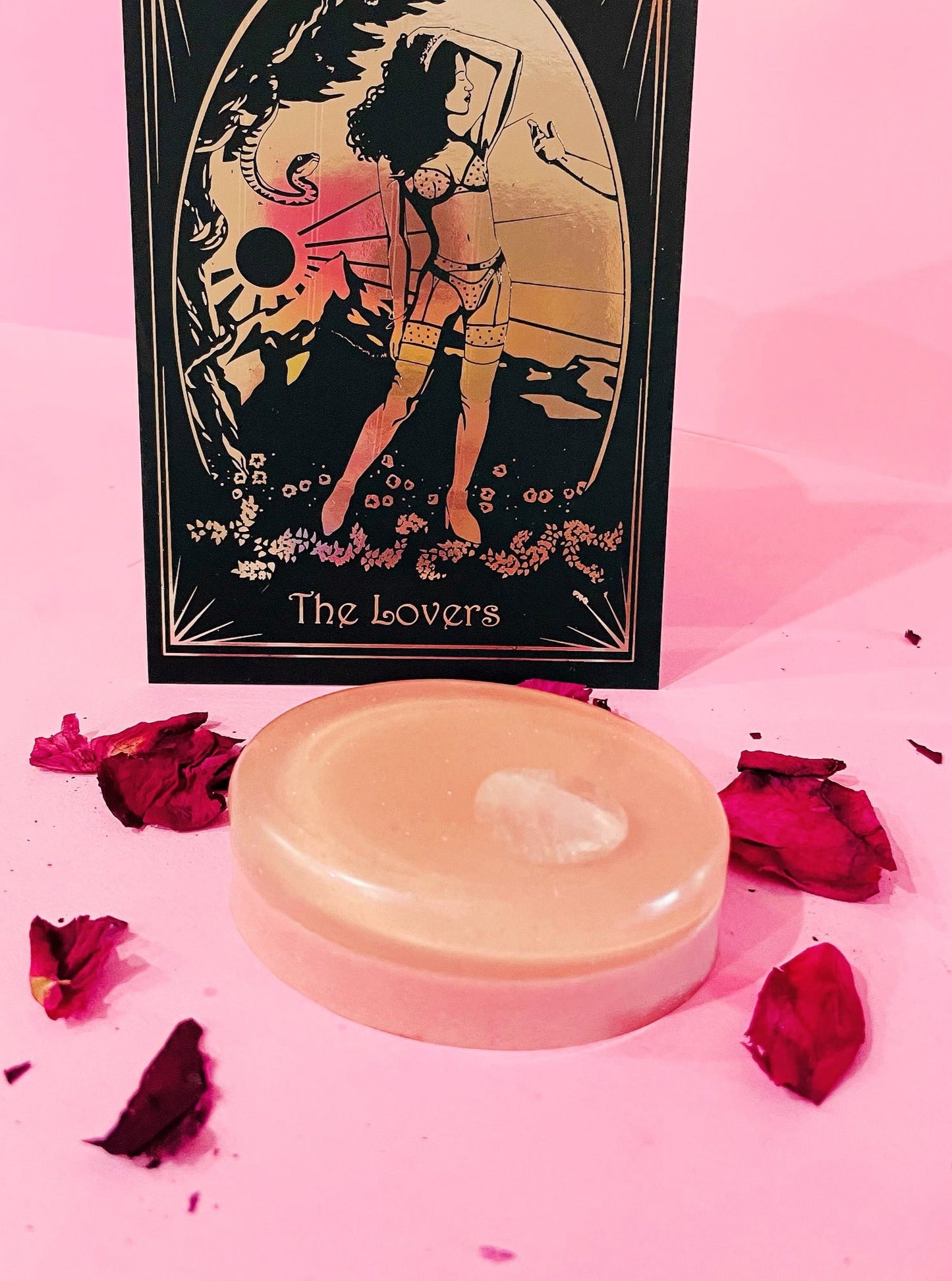 Spiritual Soap Crystal Infused for Love and Passion - The Lovers
