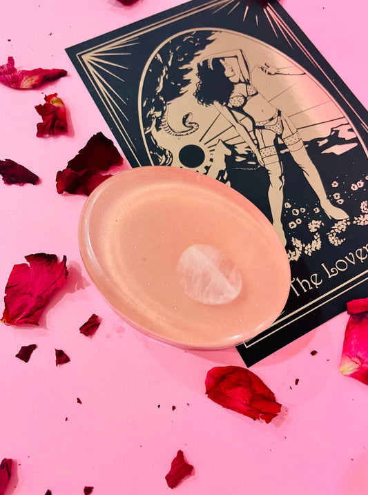 Spiritual Soap Crystal Infused for Love and Passion - The Lovers