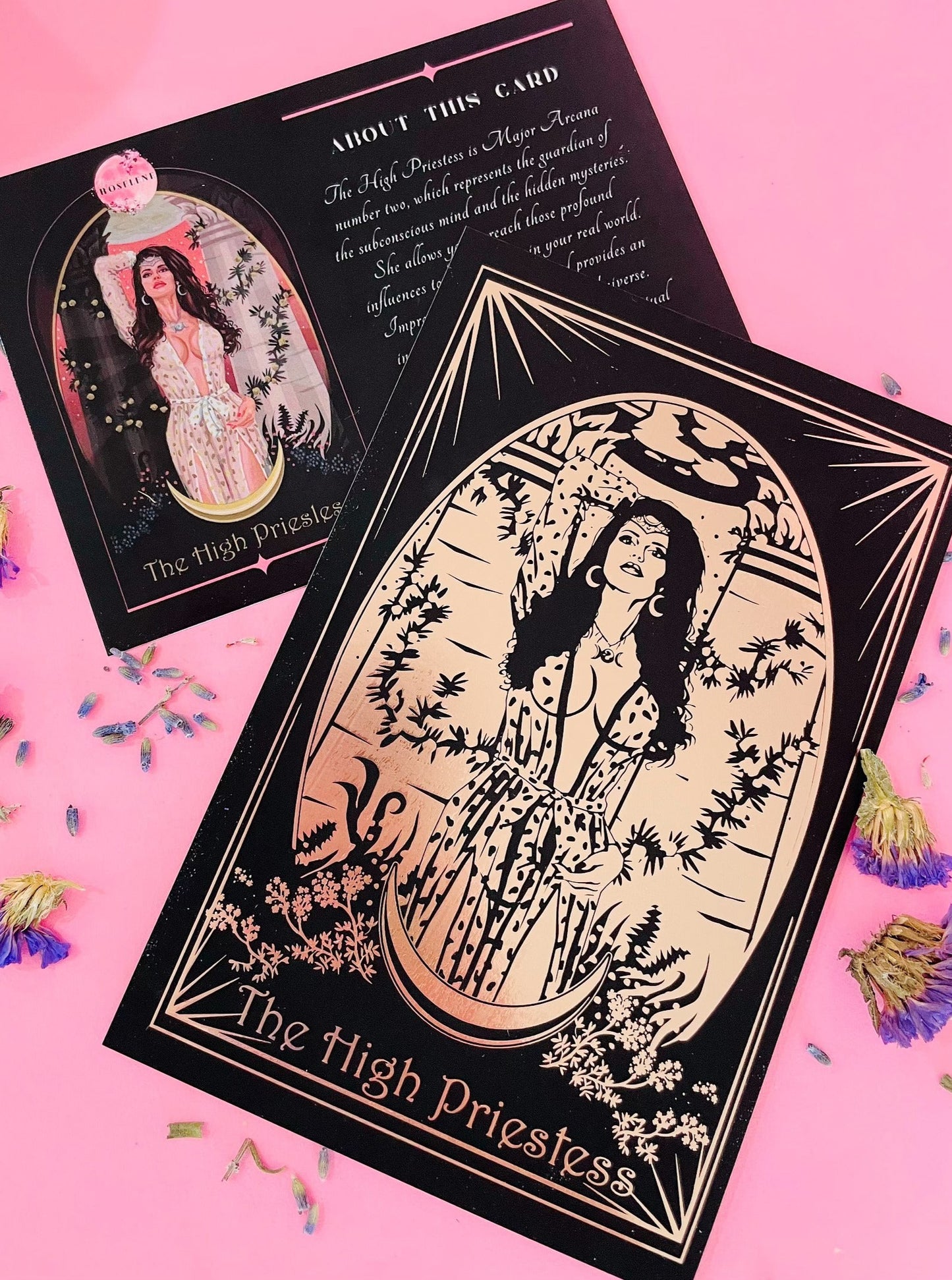 Awareness and Spiritual Enlightenment Crystal Candle - The High Priestess